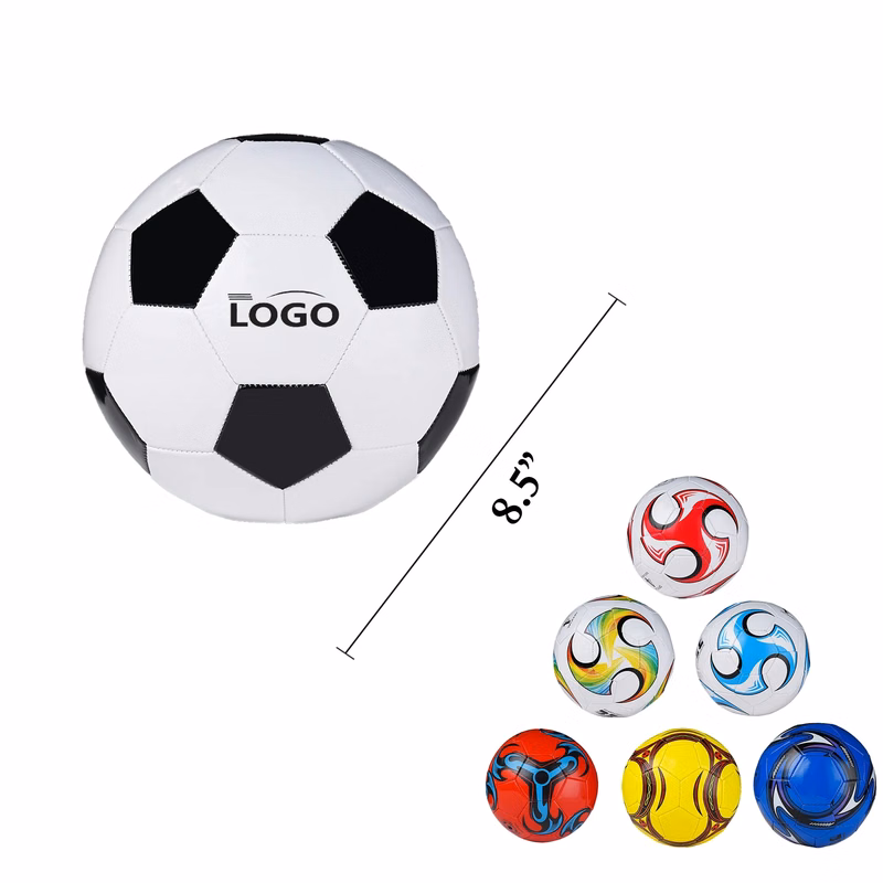 MOQ50 Multiple Sizes PVC Soccer Ball for Match Trainingl