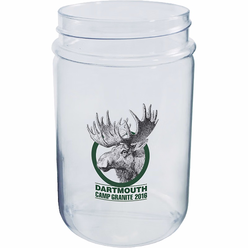12oz 16oz Break Resistant Round PVC Mason Jar