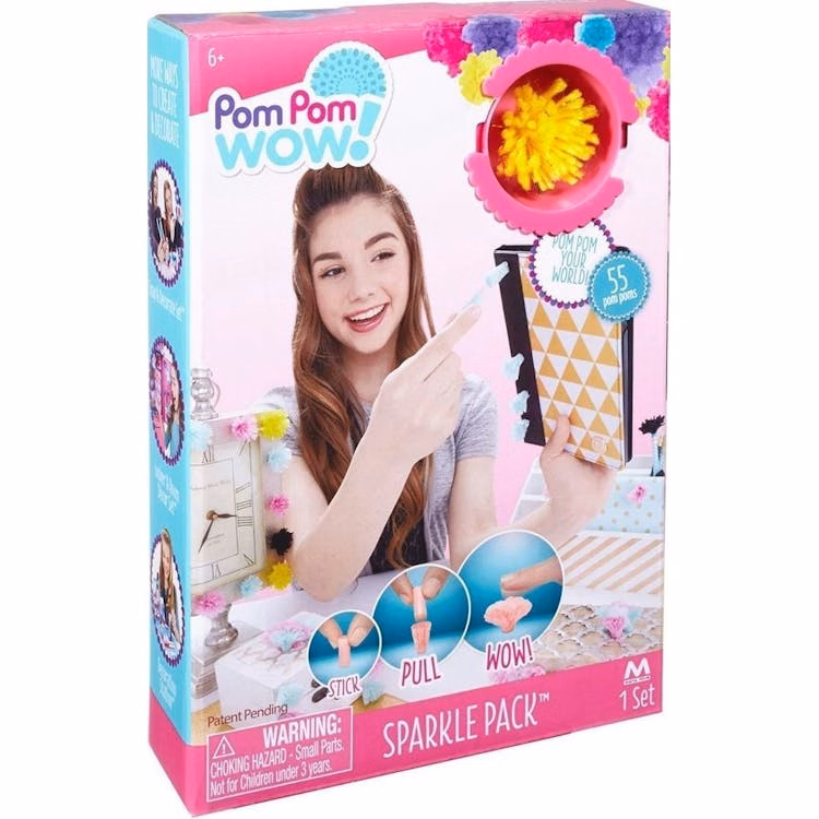 Pom Poms Wow Sparkle Kit - Assorted Colors