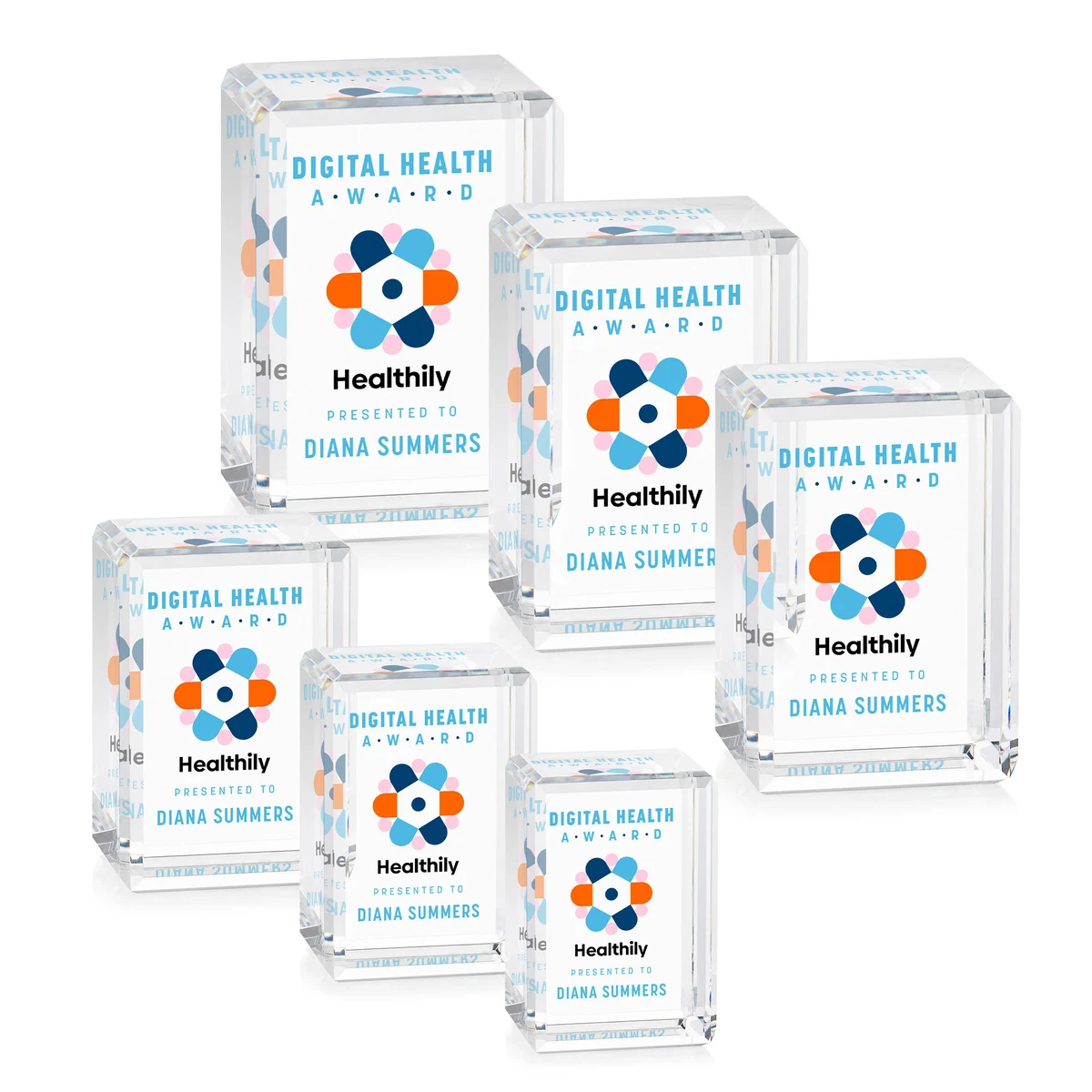 Fulton Cube VividPrint™ Award - Vertical 1
