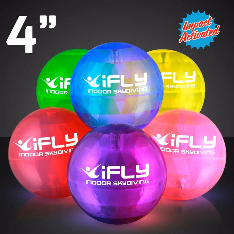 Large light-up bouncy ball