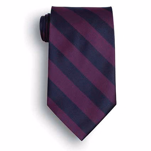 School Stripes Tie - Navy/Purple
