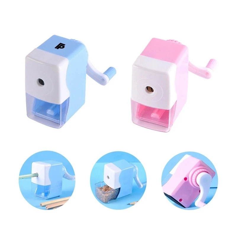 Hand-driven Pencil Sharpener with Lid 1