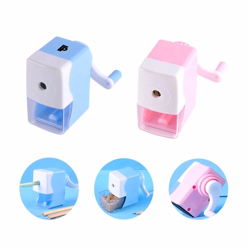 Hand-driven Pencil Sharpener with Lid