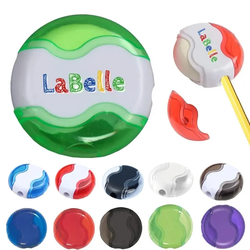 Round Pencil Sharpener with Eraser 1