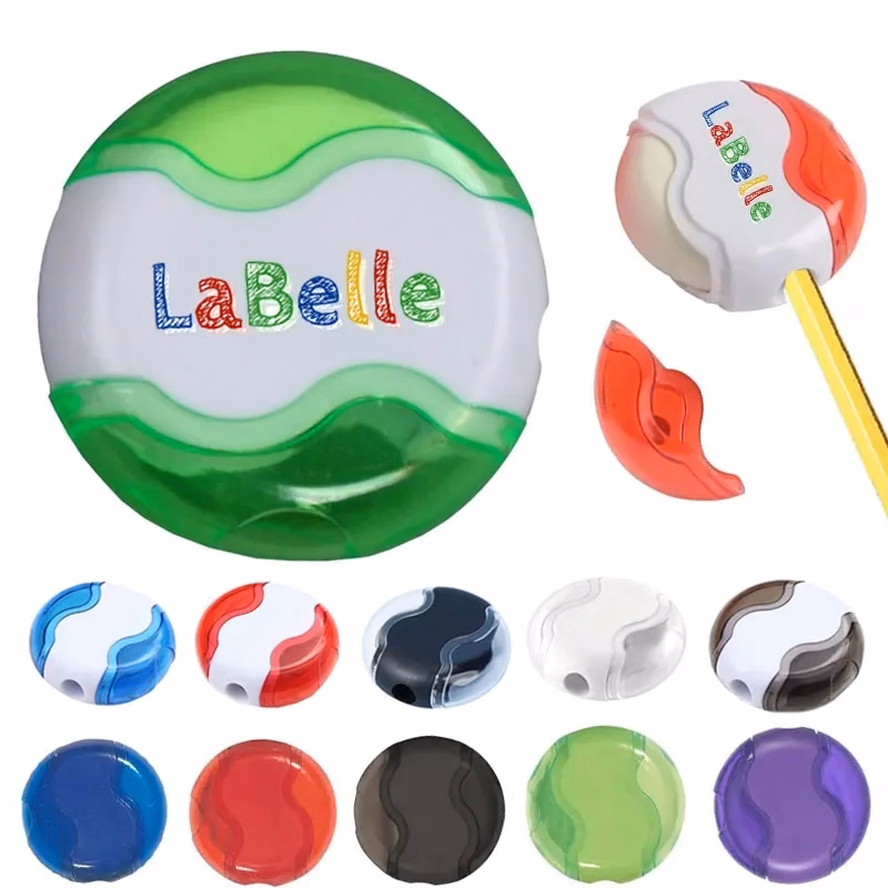 Round Pencil Sharpener with Eraser