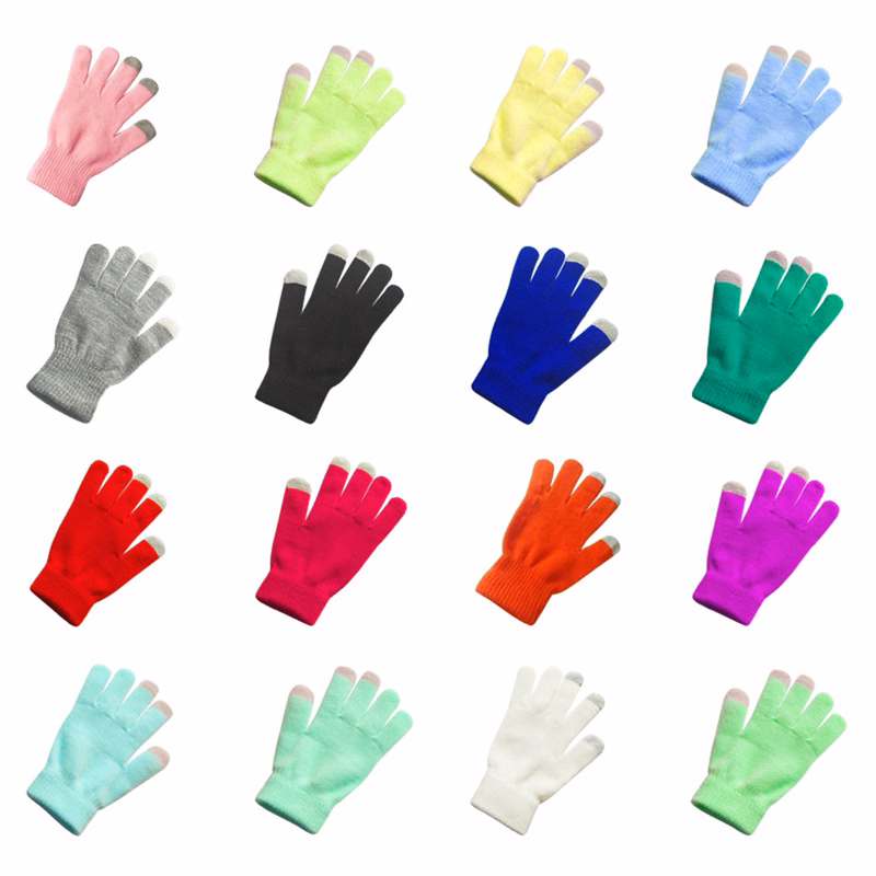 Smart Knitted Touchscreen Winter Gloves