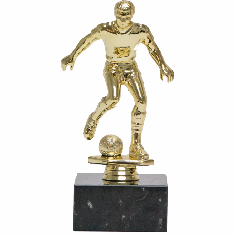 Champions Series Trophy On Black Marble Base