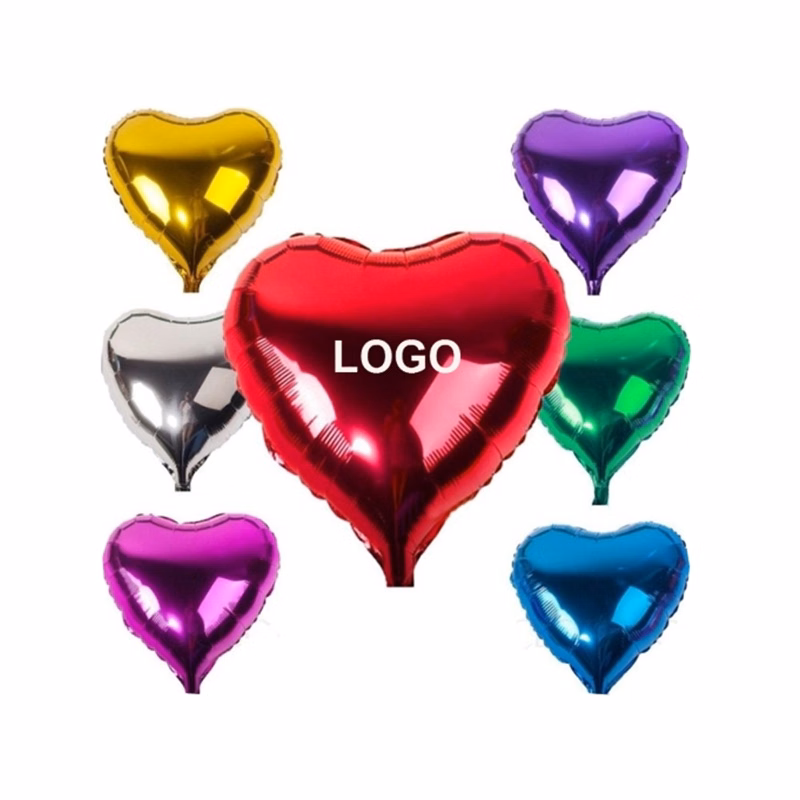 Helium Balloon 10" Heart-shape