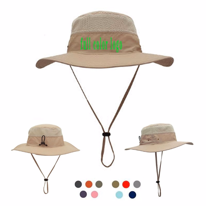 Wide Brim Sun Bucket Hat