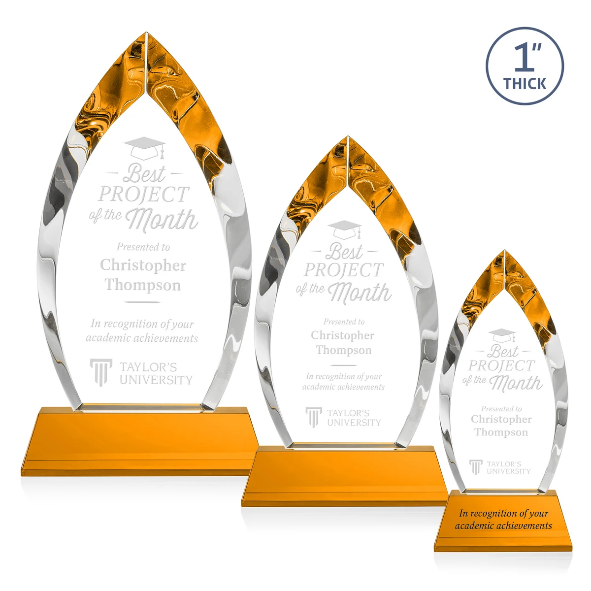 Marinello Award on Base - Amber 1