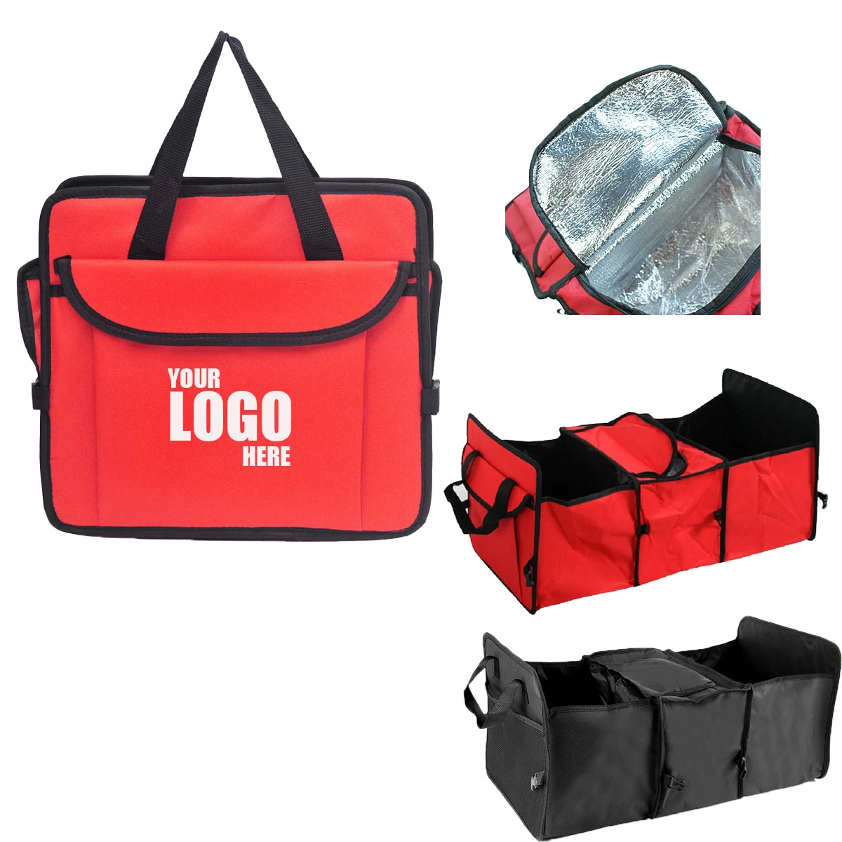 Foldable Car Organizer with Cooler 1