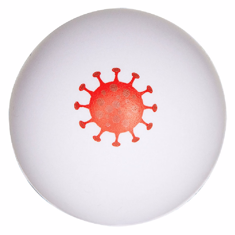 COVID-19 White Stress Ball