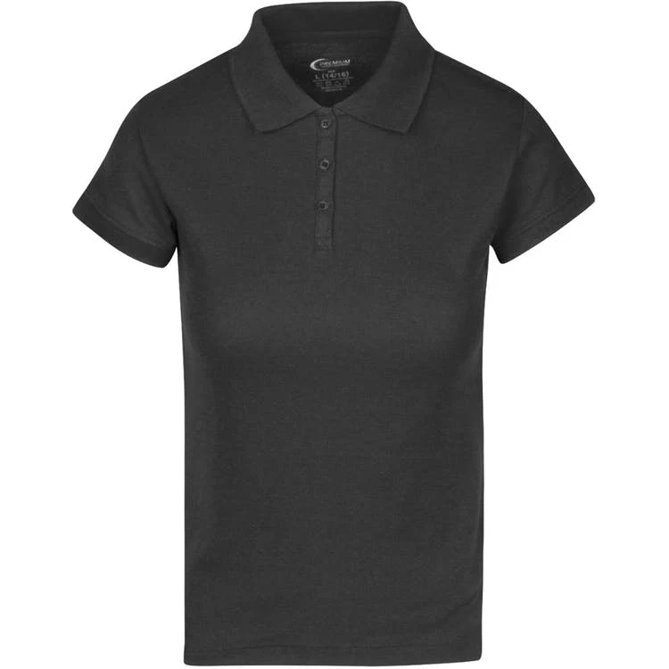 Juniors' Polo Uniform Shirts - Black Size Medium 1