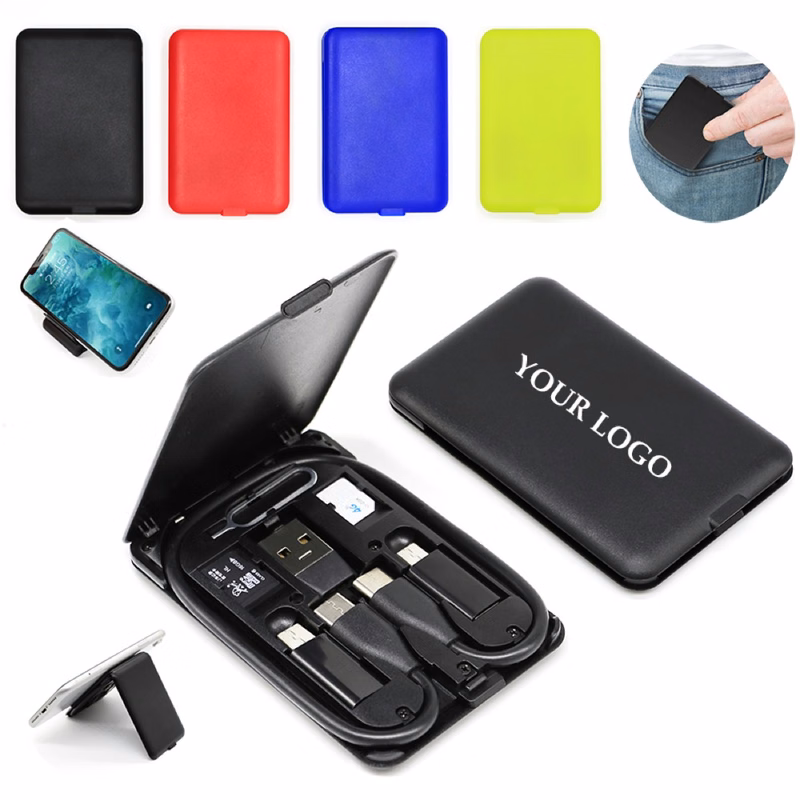 Multifunctional Charging Cable Set with 3 USB Adapters