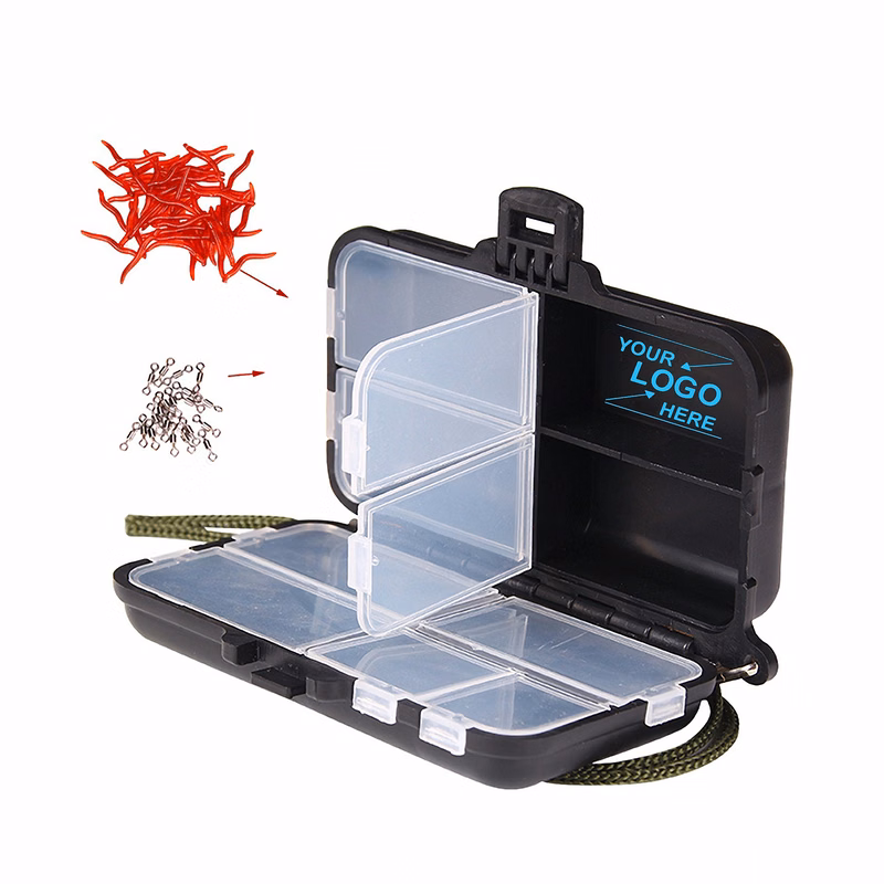 Fishing Tackle Box with Gear Storage