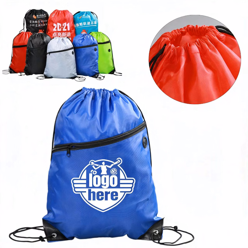 Customizable Drawstring Backpack Bag
