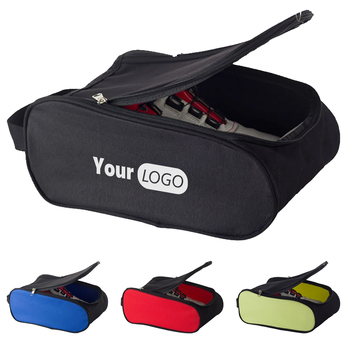 Polyester Breathable And Dustproof Golf Shoe Bag 1