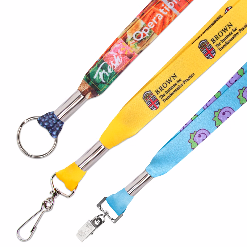 1/2" USA Made Dye Sublimated Lanyard