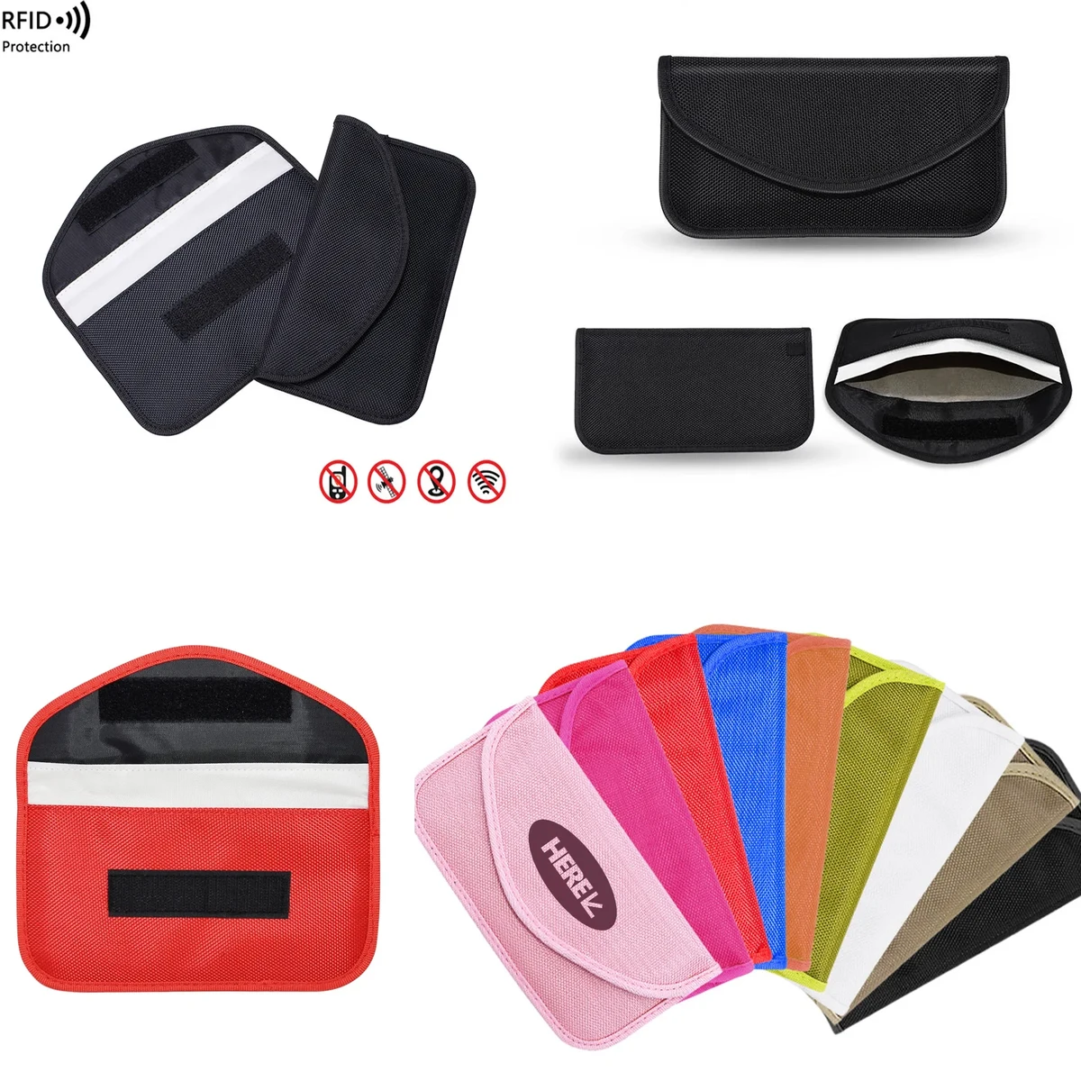 RFID Signal Blocking Key Pouch Bag 1