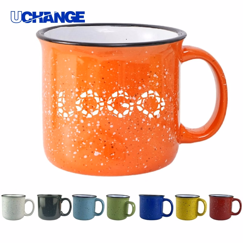 Ceramic Speckled Campfire Mug Container (15oz)