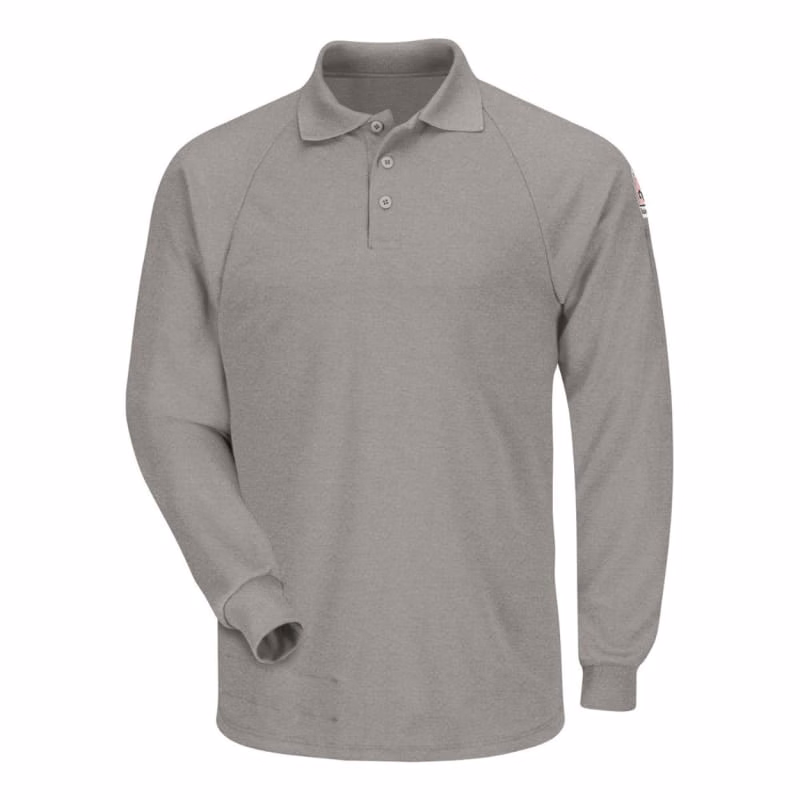 Bulwark Men's Classic Long Sleeve Polo - CoolTouch®2 - SMP2