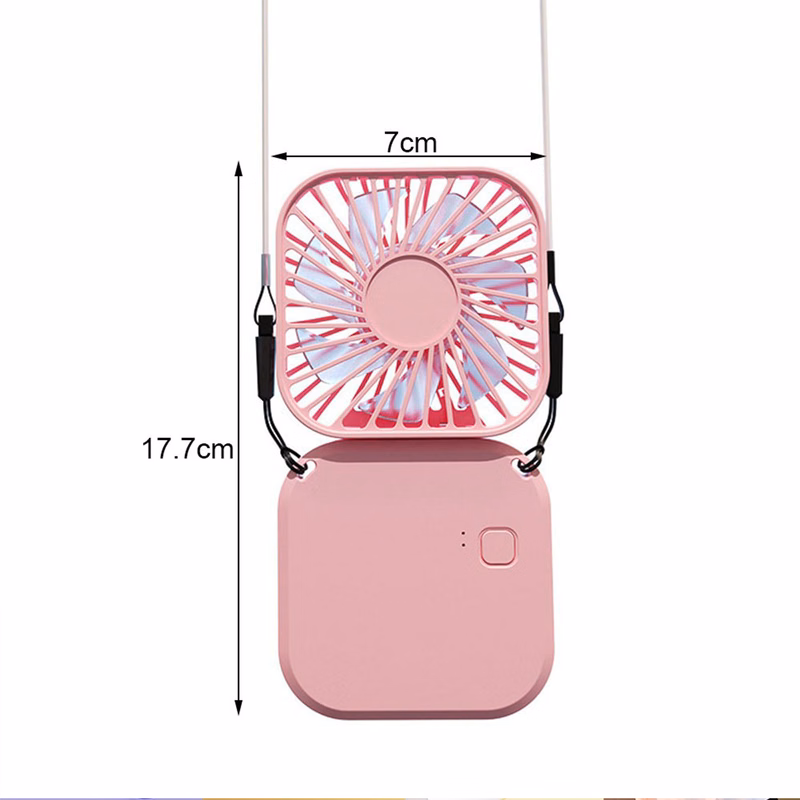 Portable USB Rechargeable Hanging Neck Fan