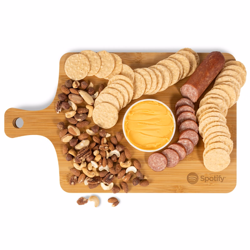 Festive Feast Bamboo Wood Charcuterie Board Set