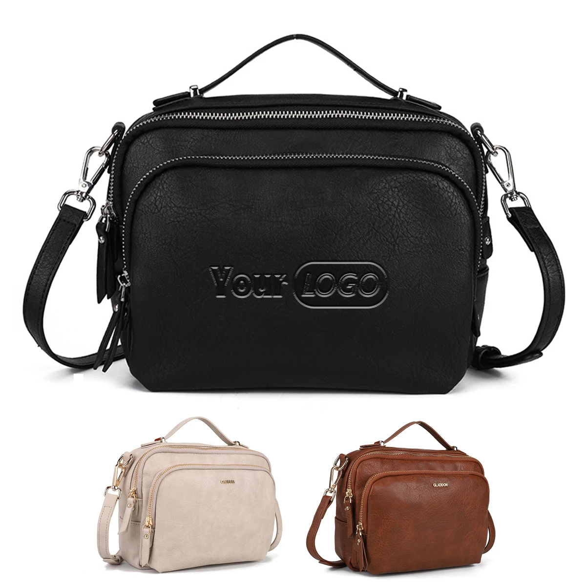 Pu Small Open pocket Crossbody Bag Women 1
