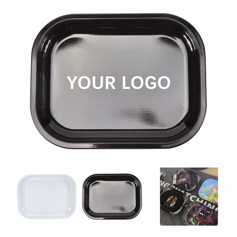 Metal Utility Rolling Tray 7" x 5.5" Full Color