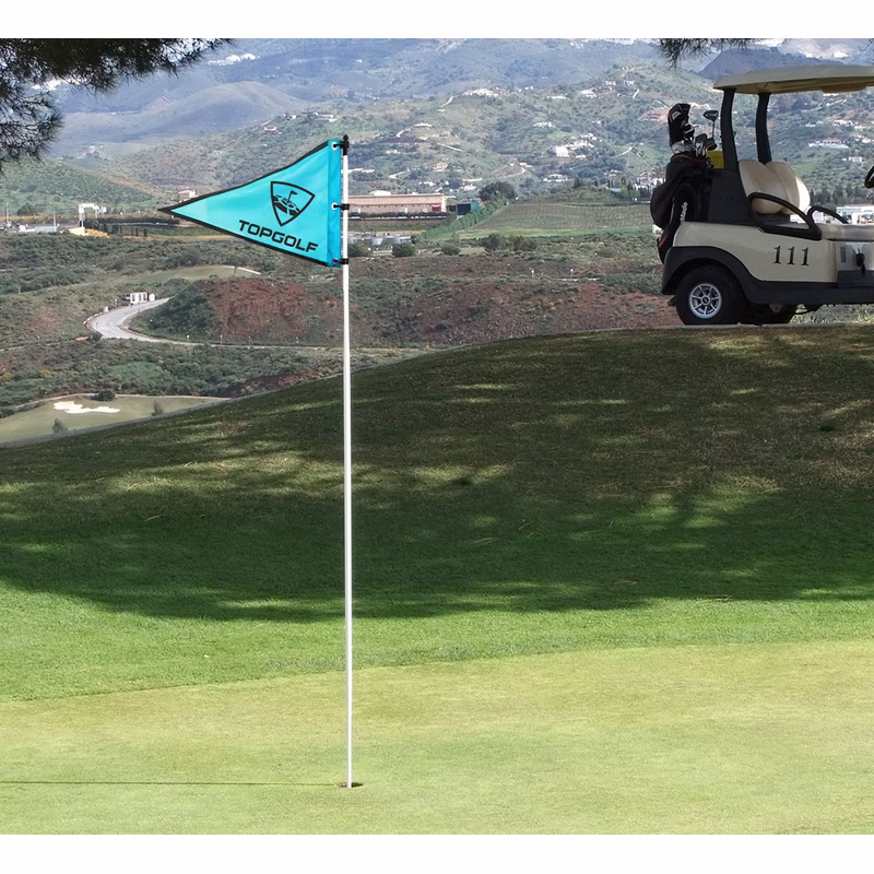 Golf Flags - Triangle, Double Sided (20" x 14")