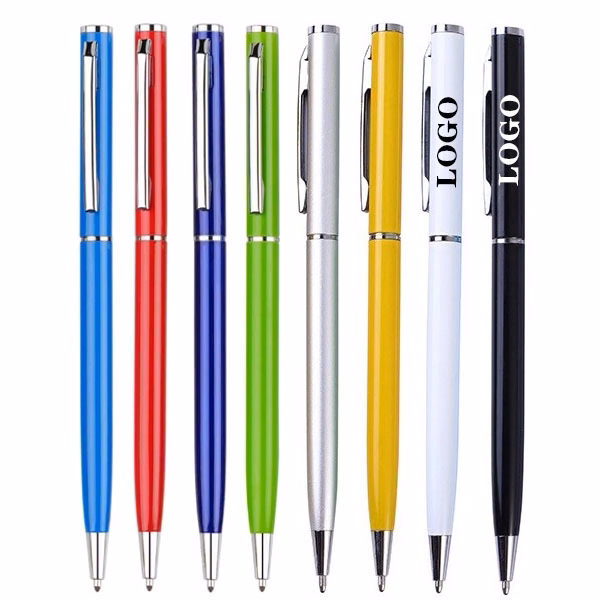 Slim Twist Metal Hotel Pen