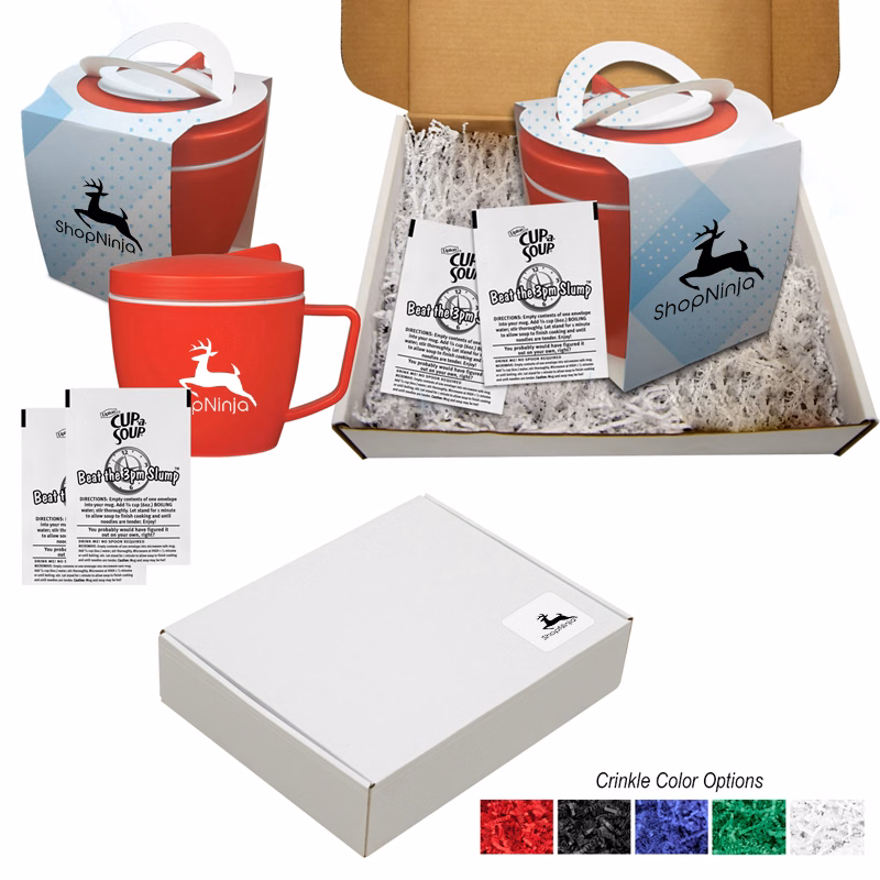 14 Oz. Thermal Mug Set With Soup Packet