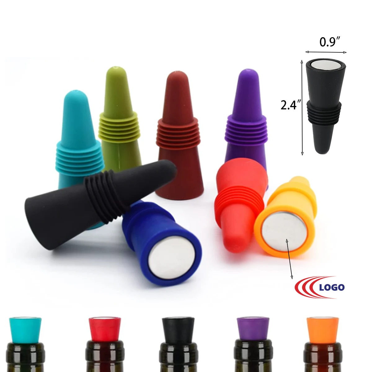 Food Grade Silicone Cone Wine Stopper 1