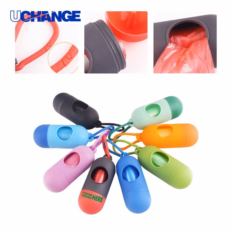 Custom Pet Waste Bag Dispenser with Clip for Walks