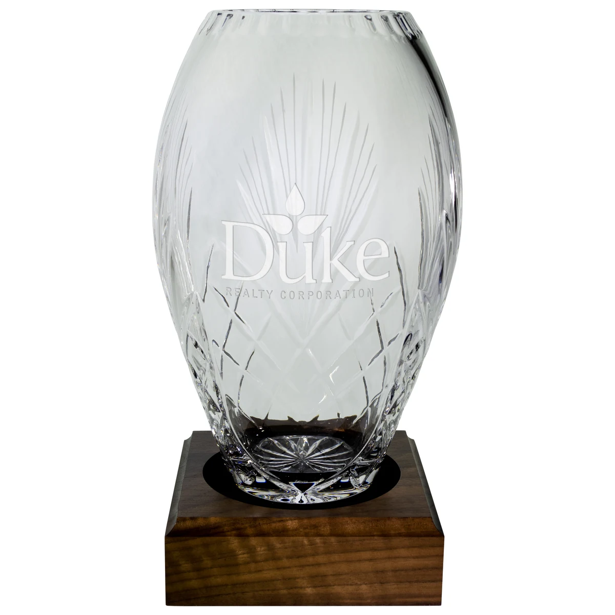 Large Westgate Crystal Vase With Base 1