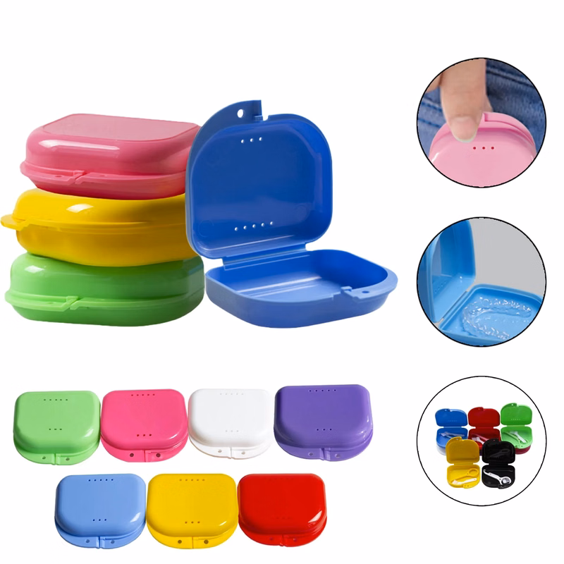 MOQ 10 Dental Retainer Case With Vent Holes