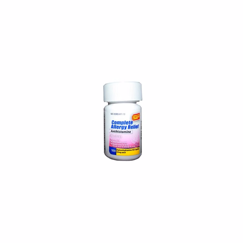 Allergy Relief Caplets - 100 Count
