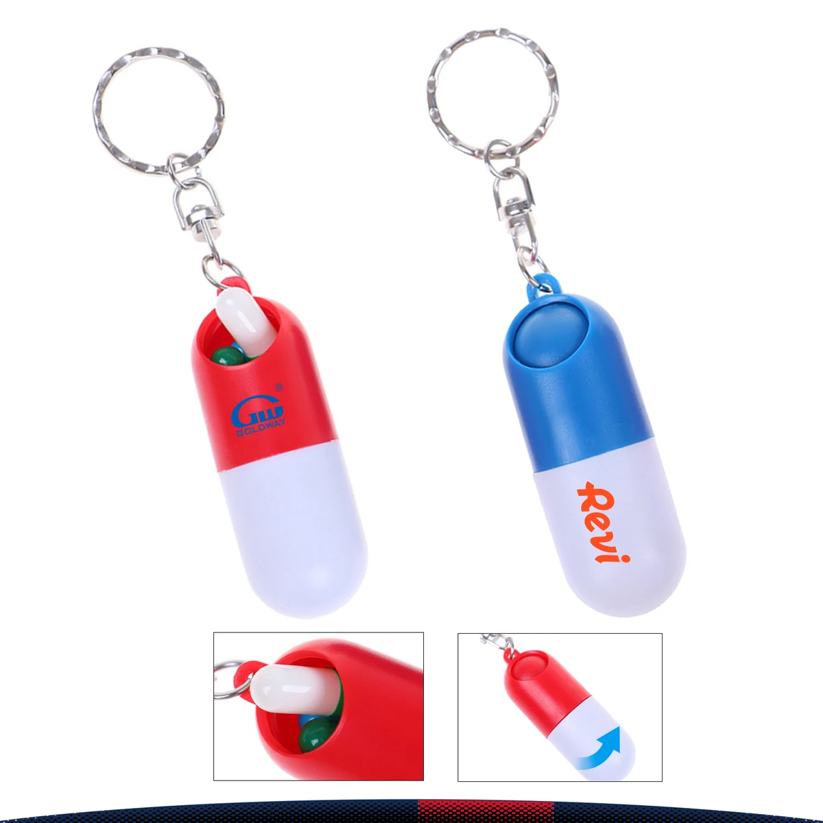 Remidy Keychain Pill Case 1