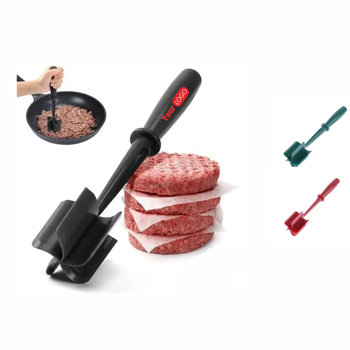 Multifunctional Heat Beef Smasher Kitchen Tools MOQ 10pcs 1