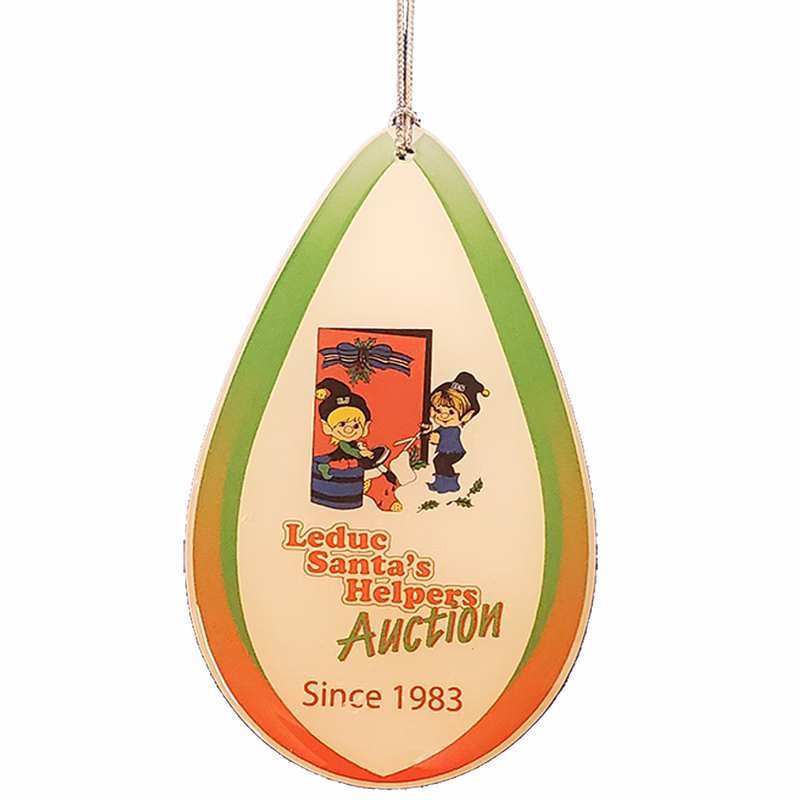 Custom shaped Holiday / Christmas Ornament / Charm / Tag (Double Sided) from 5.1 - 6 Sq. In.