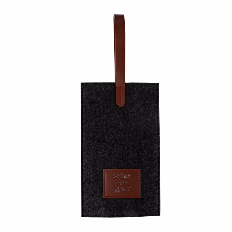 1-Bottle Felt Wine Tote