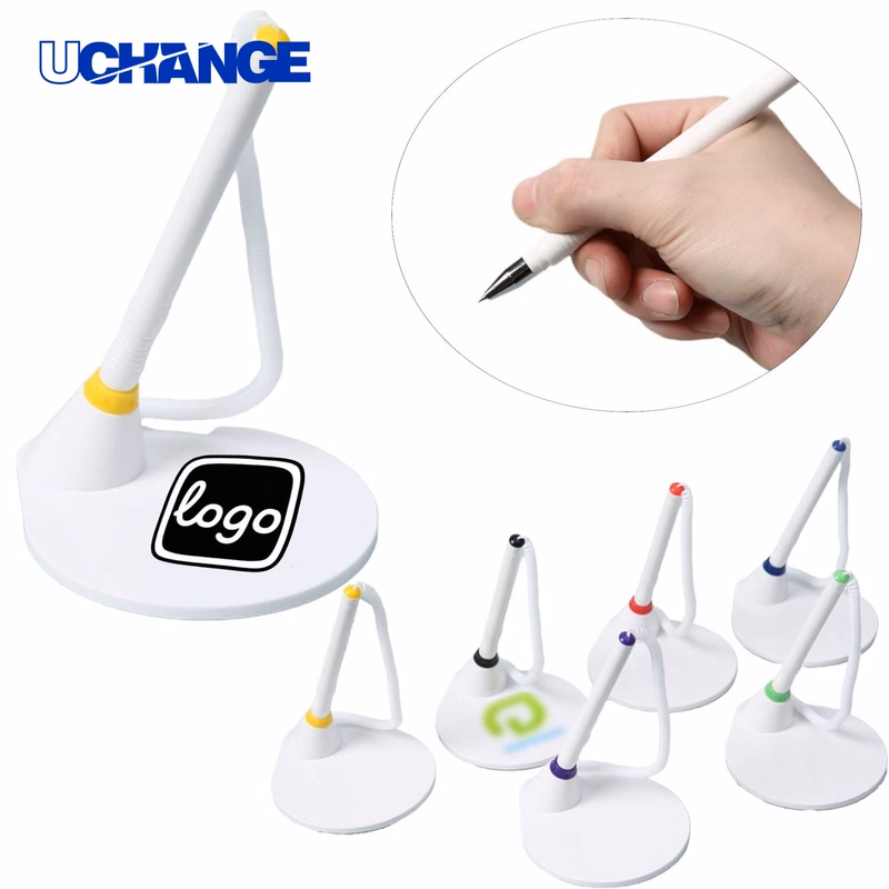 Desktop Pen with Anti-Loss Holder Base