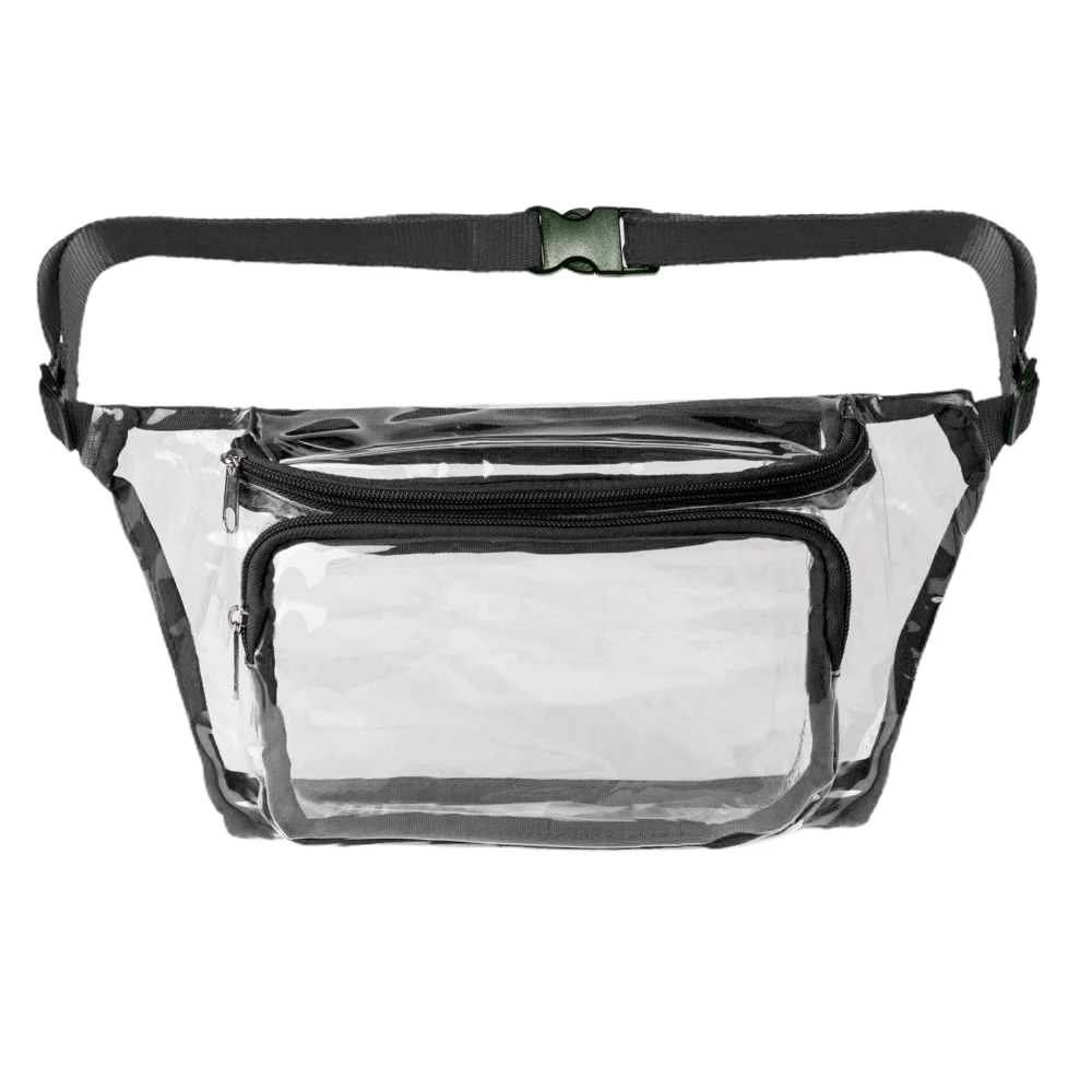Clear PVC Waist Bag Stadium Approved Fanny Pack 1