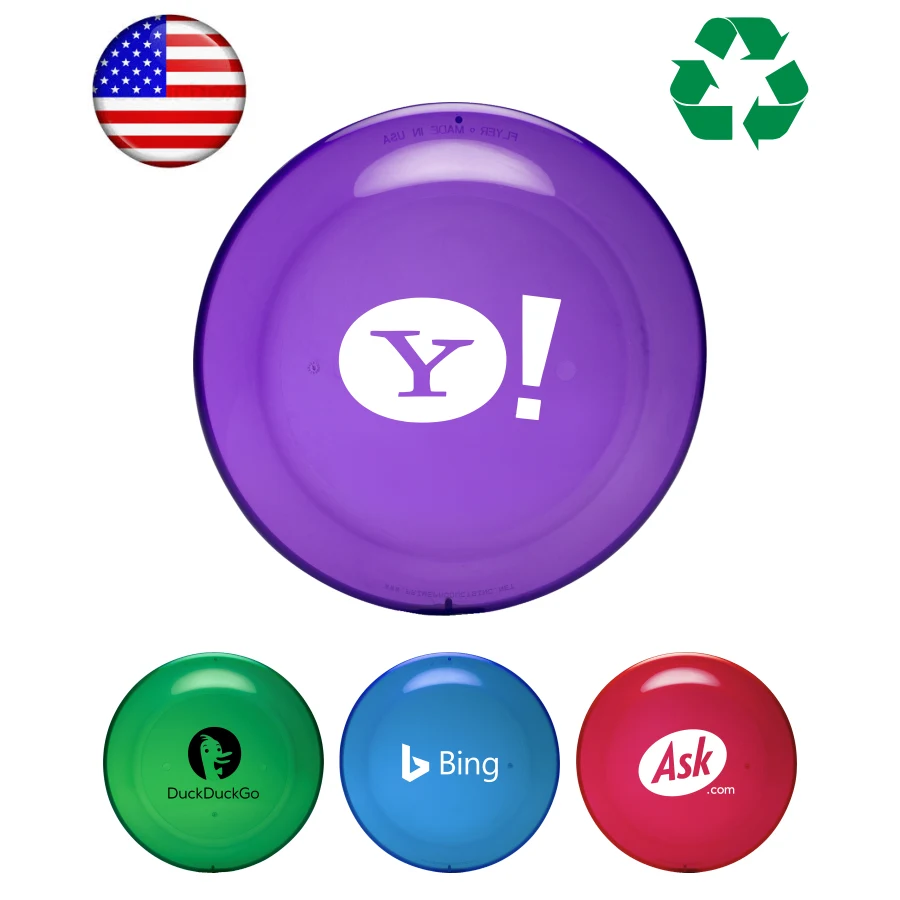 USA Made - Frisbee - 9 inch Round Flying Disc - Frosted Colors 1