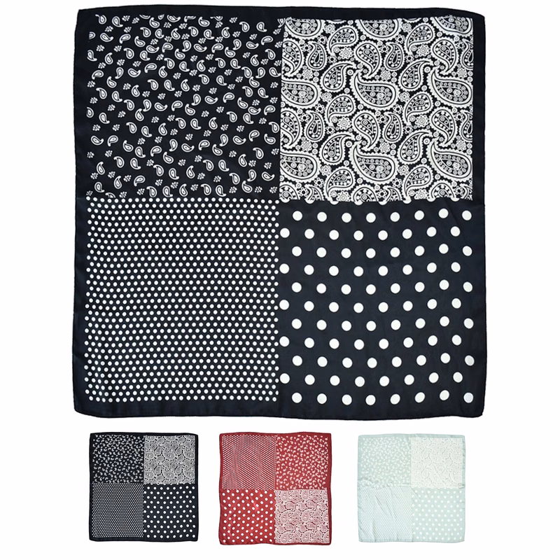 Square Silk Like Hair Scarf