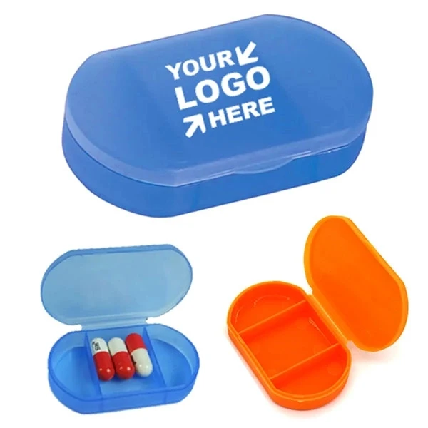 Custom Oval Shaped Pill Holders 1