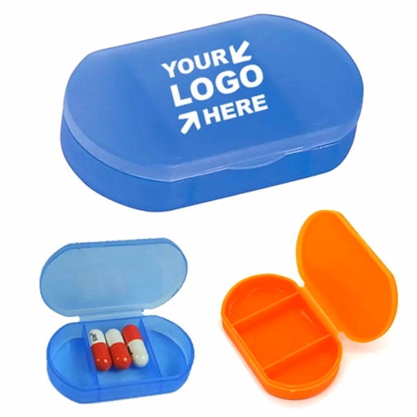 Custom Oval Shaped Pill Holders
