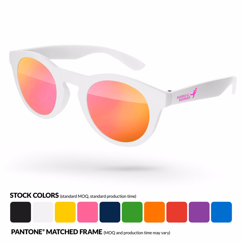 Breast Cancer Awareness Andy Mirror Sunglasses