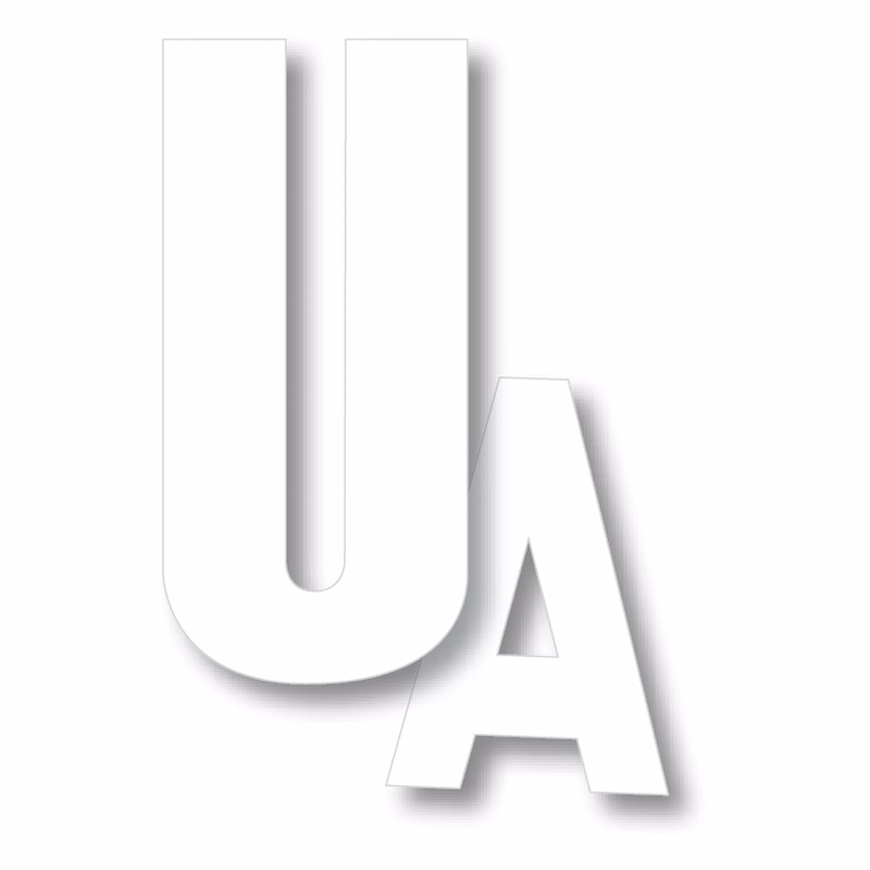 8" Individual White Letters or Number Sticker
